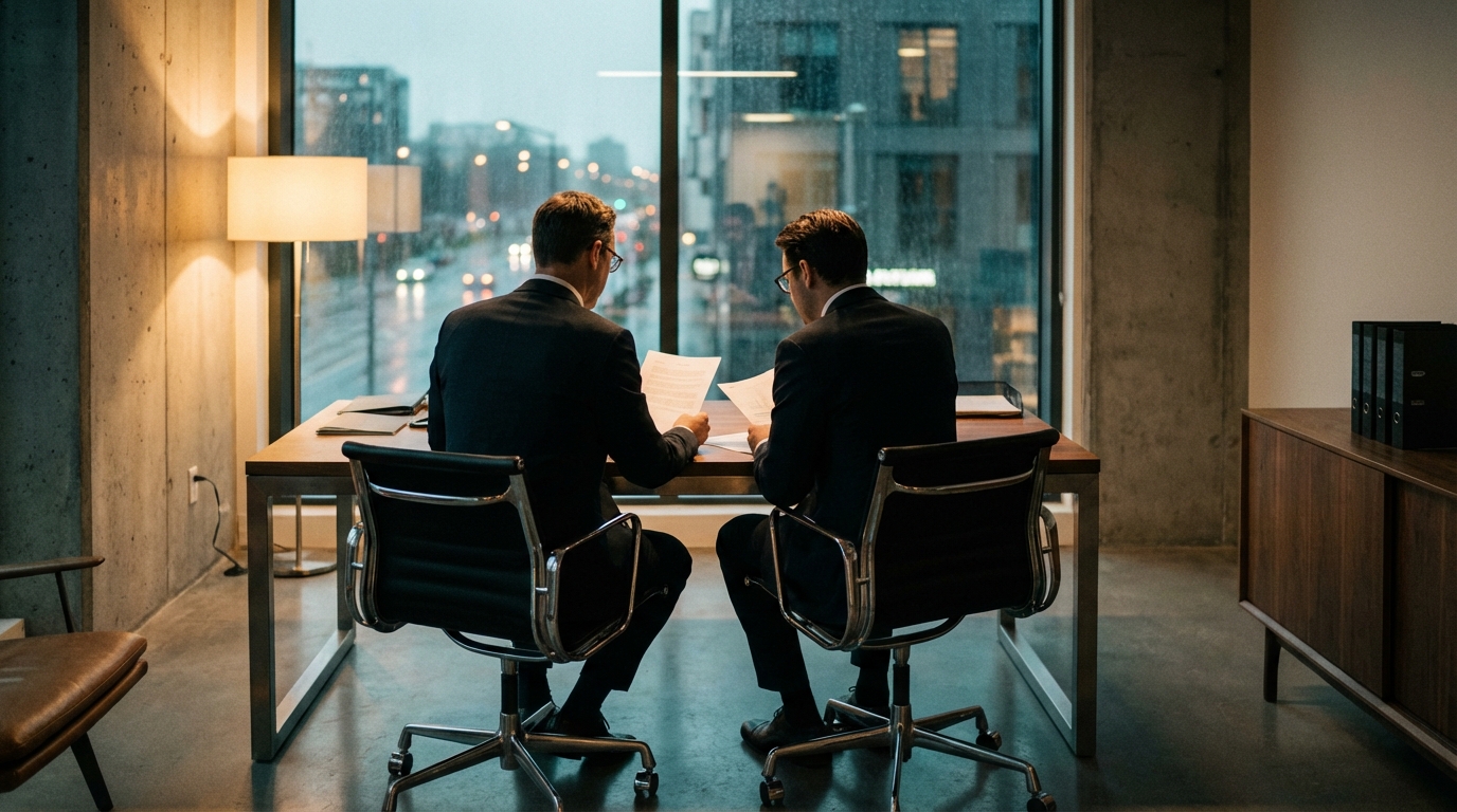 Team bei strategischer Planung